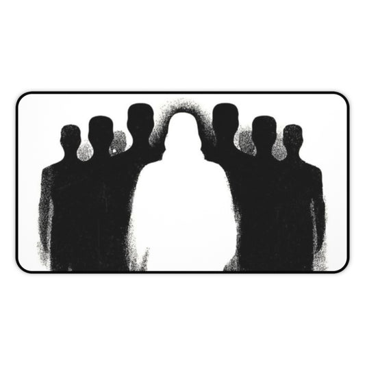 My Savior Silhouette|Shadow Collective Desk Mat —Gaming/Work Mouse Pad