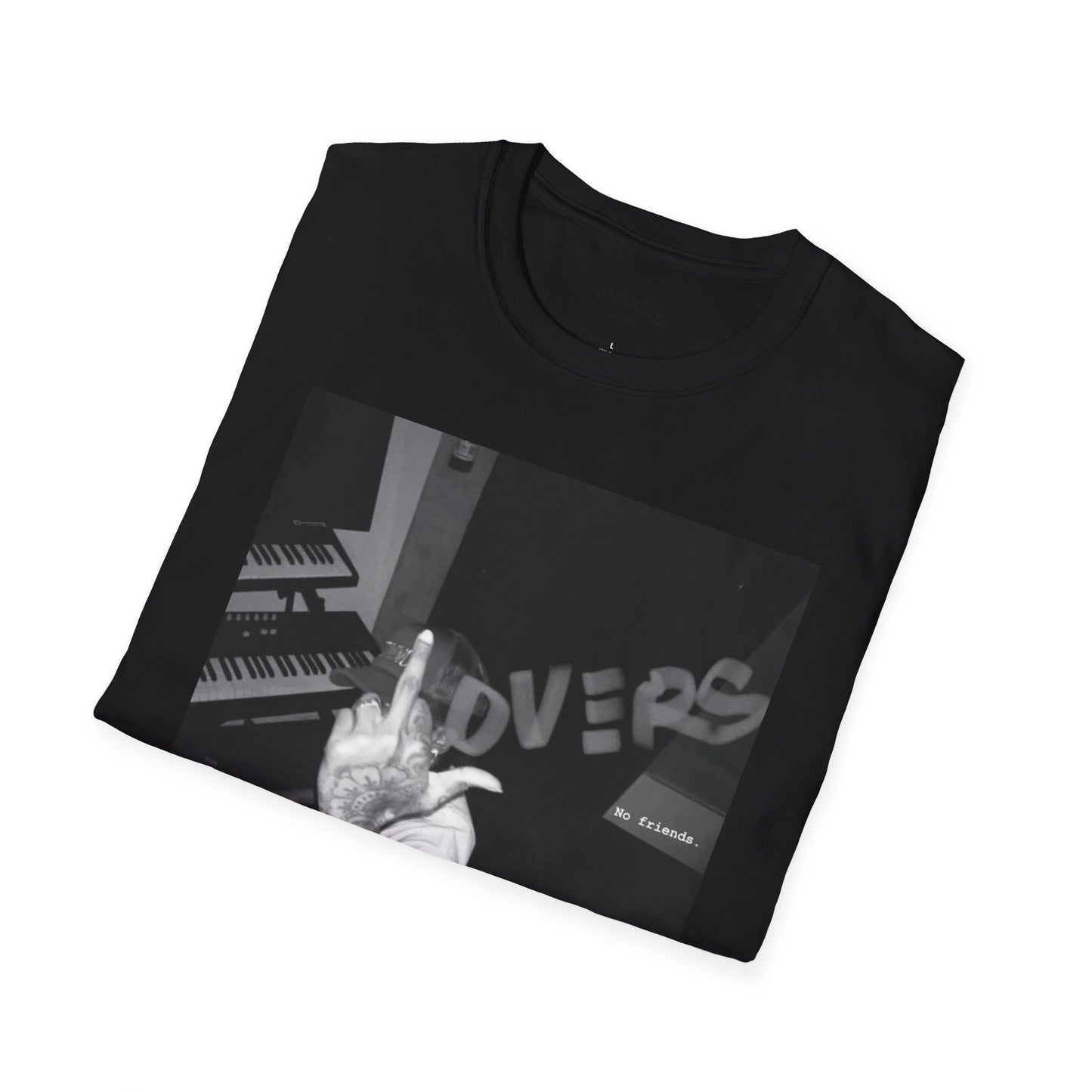 Edgy Graphic T-Shirt for Music Lovers, Perfect Gift for Musicians, Casual Wear, Unique Style, Graphic Tee for Everyday