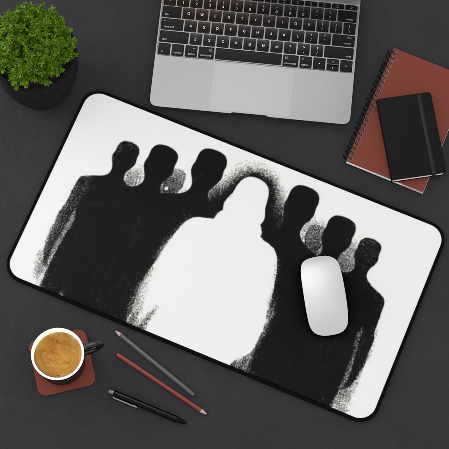 My Savior Silhouette|Shadow Collective Desk Mat —Gaming/Work Mouse Pad