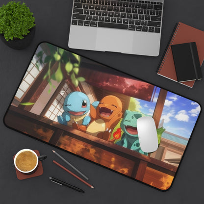 Cute Starter Animals Trio Desk Mat | Desk Mat