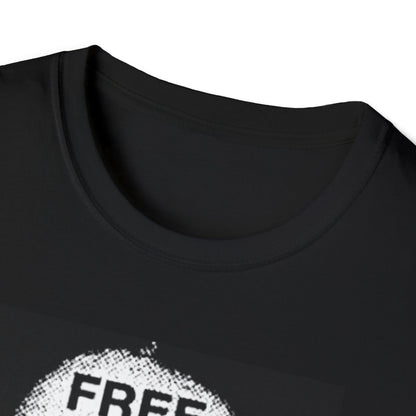 Unisex Softstyle T-Shirt - Free Thug Graphic Tee for Music Lovers, Streetwear Trend, Casual Style, Gifts for Friends, Summer Fashion
