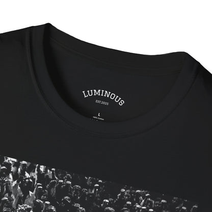 Lebron Crowd Vibes Unisex T-Shirt, Funky Graphic Tee, Casual Outfit, Concert Attire, Music Lovers Gift