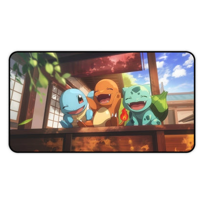Cute Starter Animals Trio Desk Mat | Desk Mat