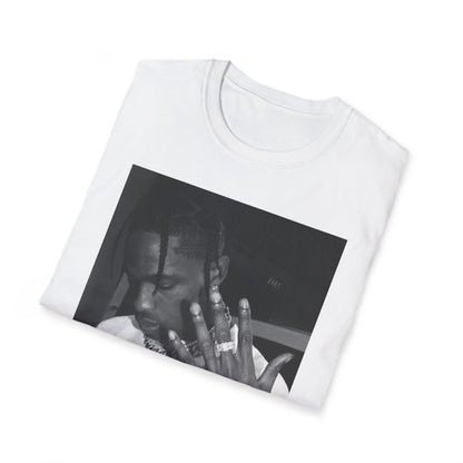 Travis Unisex Softstyle T-Shirt, Trendy Tee, Stylish Shirt, Minimalist Top, Cool Graphic Tee, Urban Wear