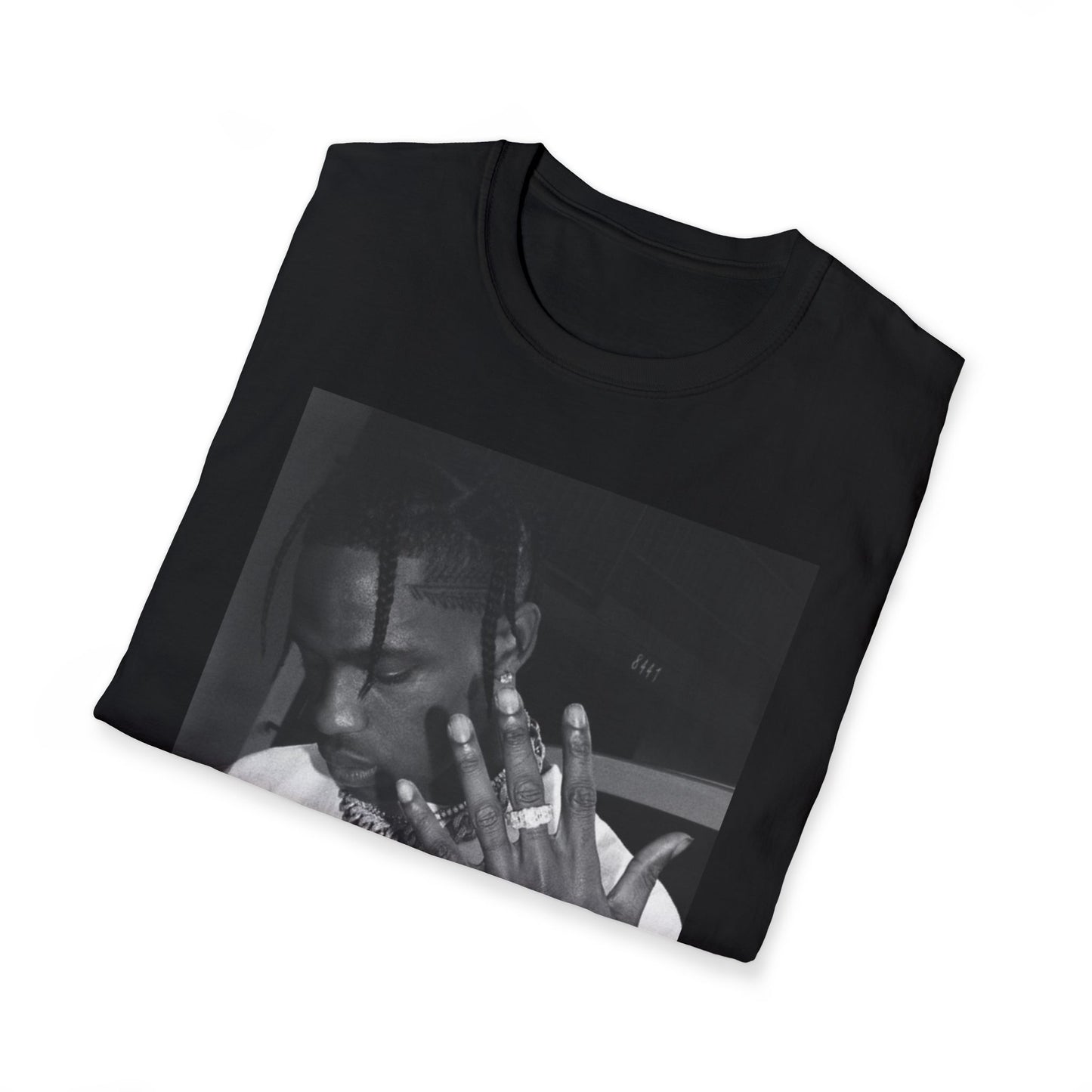 Travis Unisex Softstyle T-Shirt, Trendy Tee, Stylish Shirt, Minimalist Top, Cool Graphic Tee, Urban Wear
