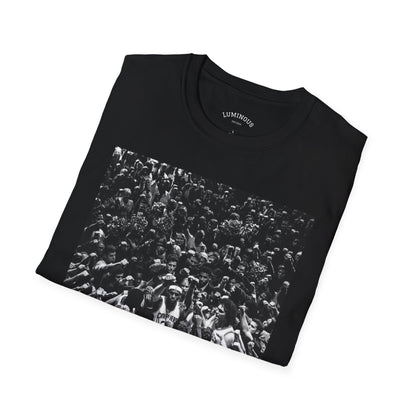 Lebron Crowd Vibes Unisex T-Shirt, Funky Graphic Tee, Casual Outfit, Concert Attire, Music Lovers Gift