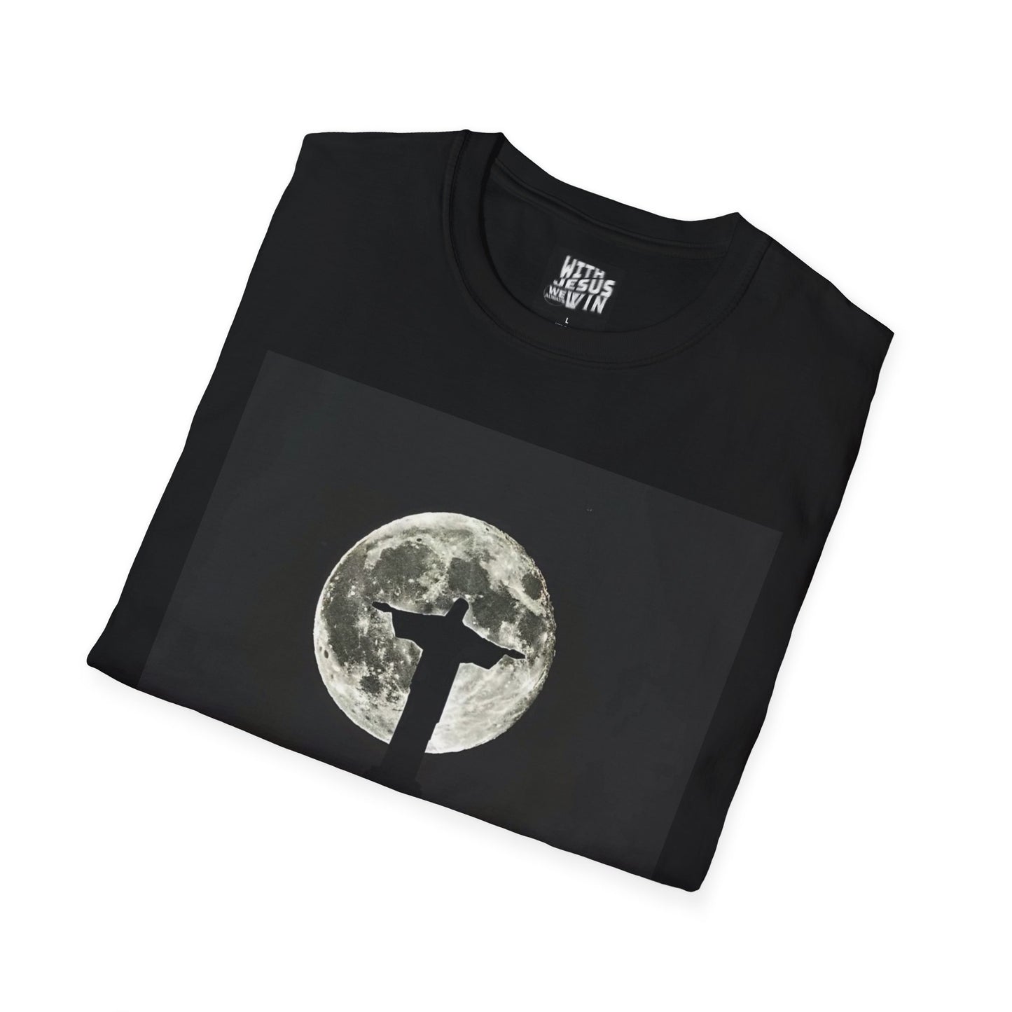 Christian Unisex Softstyle T-Shirt, Jesus Faith Religious Tee, Christian Gift, Christ Centered Apparel, Religious Clothing