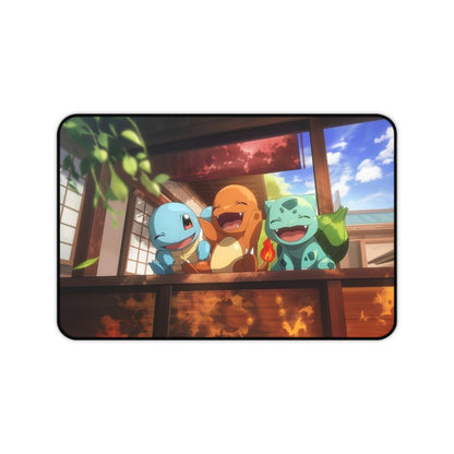 Cute Starter Animals Trio Desk Mat | Desk Mat