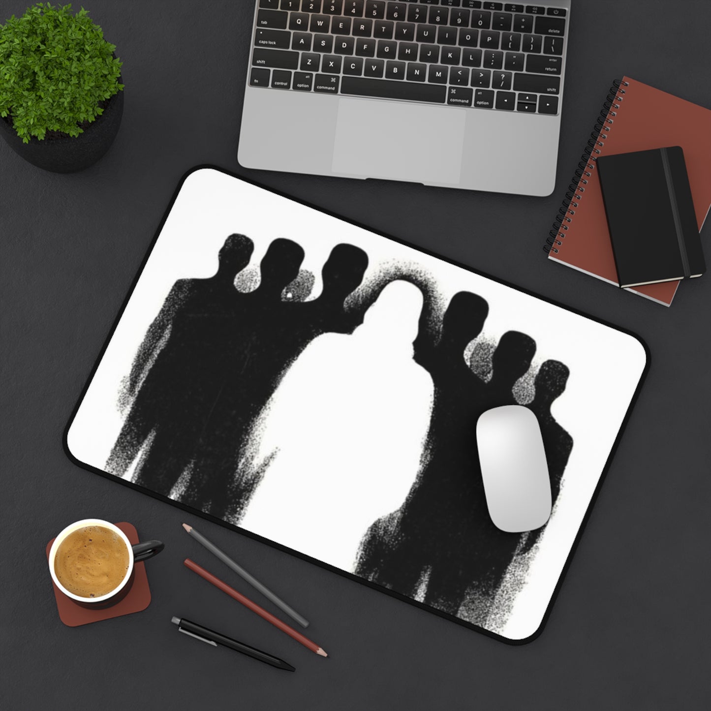 My Savior Silhouette|Shadow Collective Desk Mat —Gaming/Work Mouse Pad