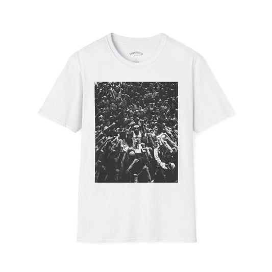 Lebron Crowd Vibes Unisex T-Shirt, Funky Graphic Tee, Casual Outfit, Concert Attire, Music Lovers Gift