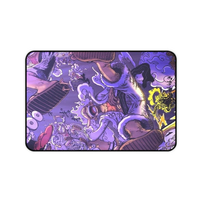 Octopus Kraken Illustration Desk Mat | Purple Nautical Sea Monster Mousepad
