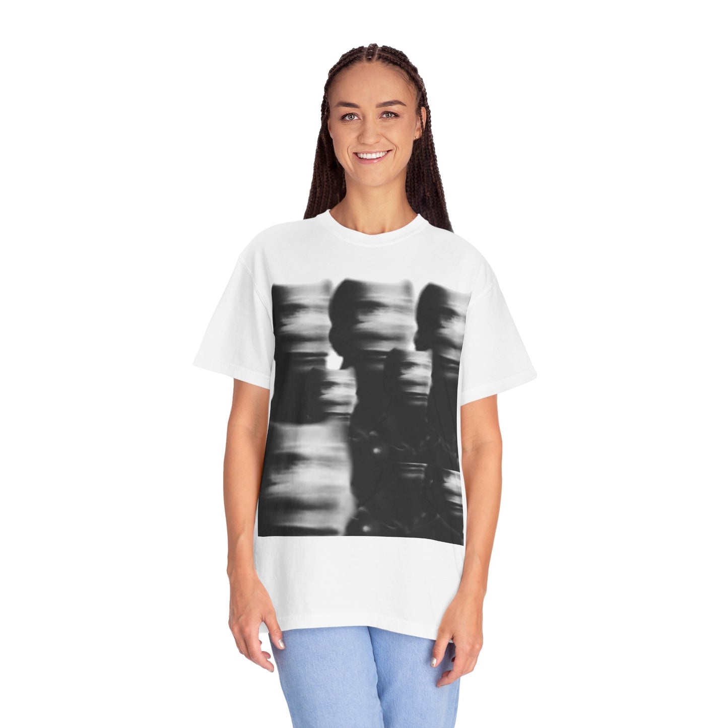 Monochrome Unisex T-shirt, Black and White Tee, Gender-Neutral Shirt, Casual Top, Gift for Him or Her