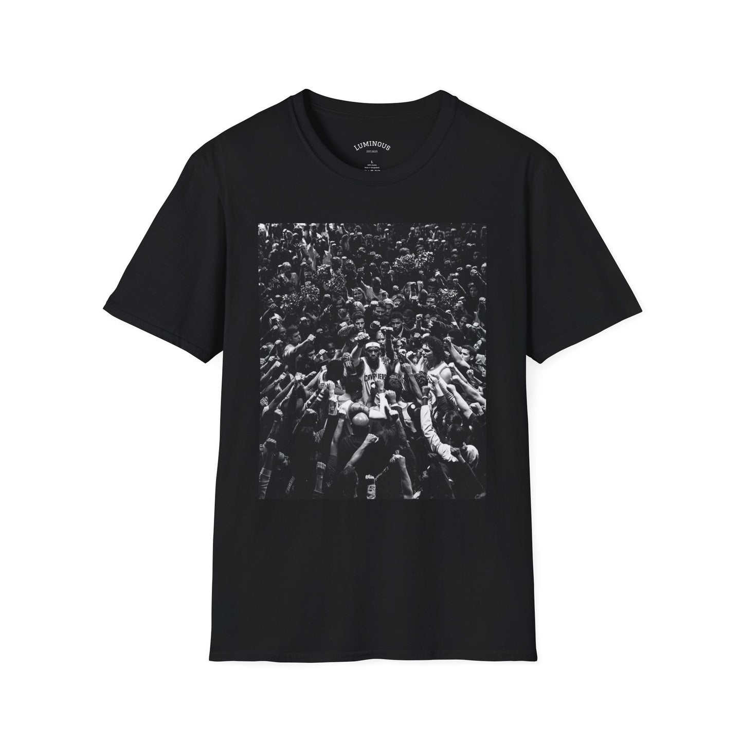 Lebron Crowd Vibes Unisex T-Shirt, Funky Graphic Tee, Casual Outfit, Concert Attire, Music Lovers Gift