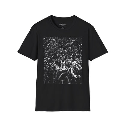 Lebron Crowd Vibes Unisex T-Shirt, Funky Graphic Tee, Casual Outfit, Concert Attire, Music Lovers Gift