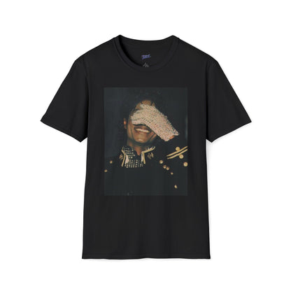 Iconic Aesthetic Michael Jackson Unisex T-Shirt, 80s Pop Singer Tee, Retro Music Shirt, Vintage Dance Art Apparel, King of Pop Clothing