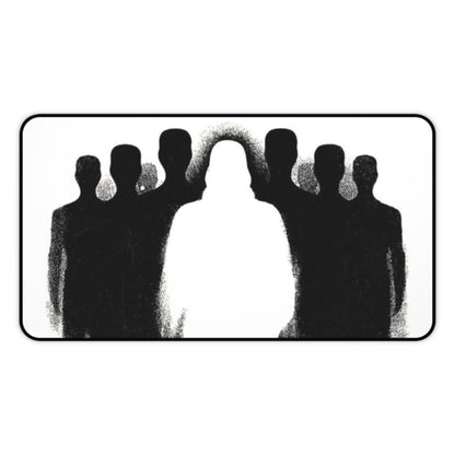 My Savior Silhouette|Shadow Collective Desk Mat —Gaming/Work Mouse Pad