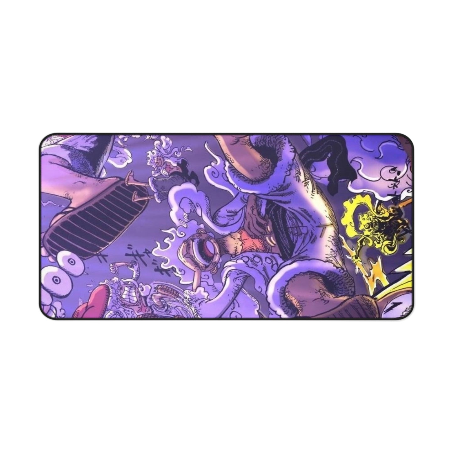 Octopus Kraken Illustration Desk Mat | Purple Nautical Sea Monster Mousepad