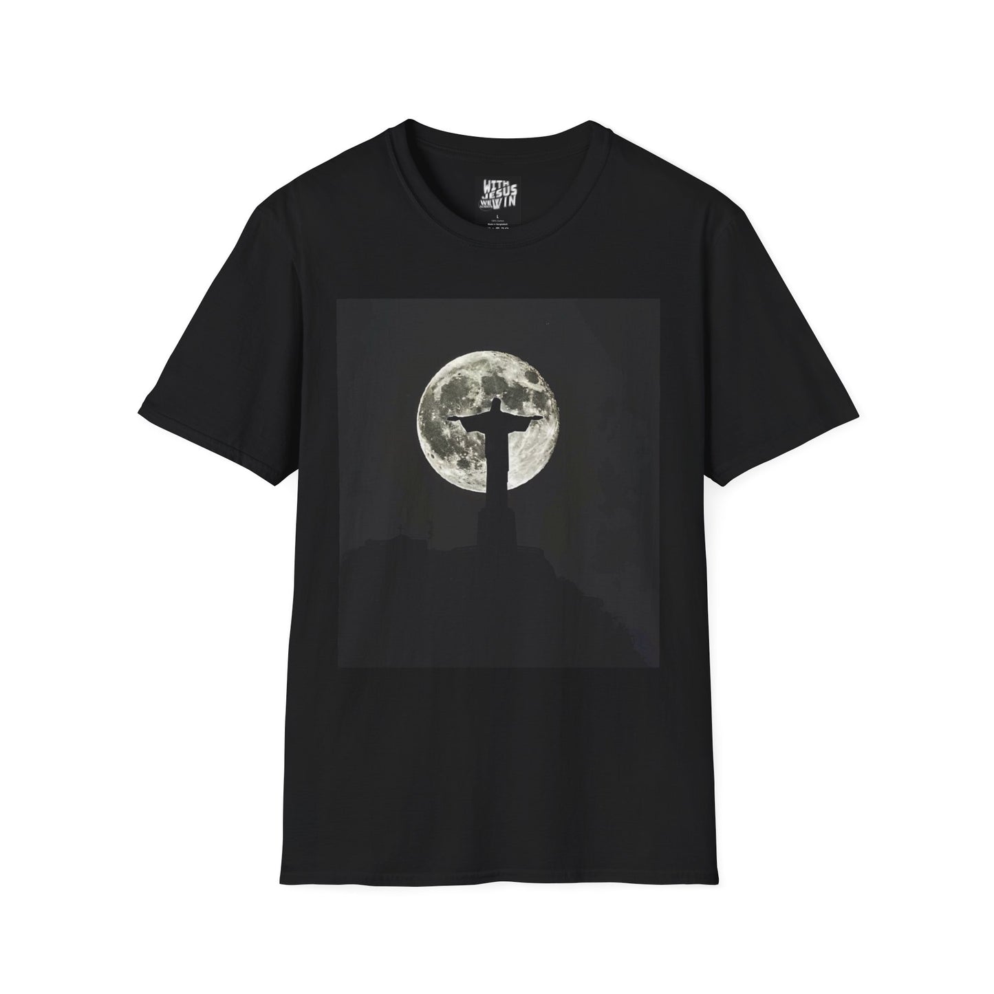 Christian Unisex Softstyle T-Shirt, Jesus Faith Religious Tee, Christian Gift, Christ Centered Apparel, Religious Clothing
