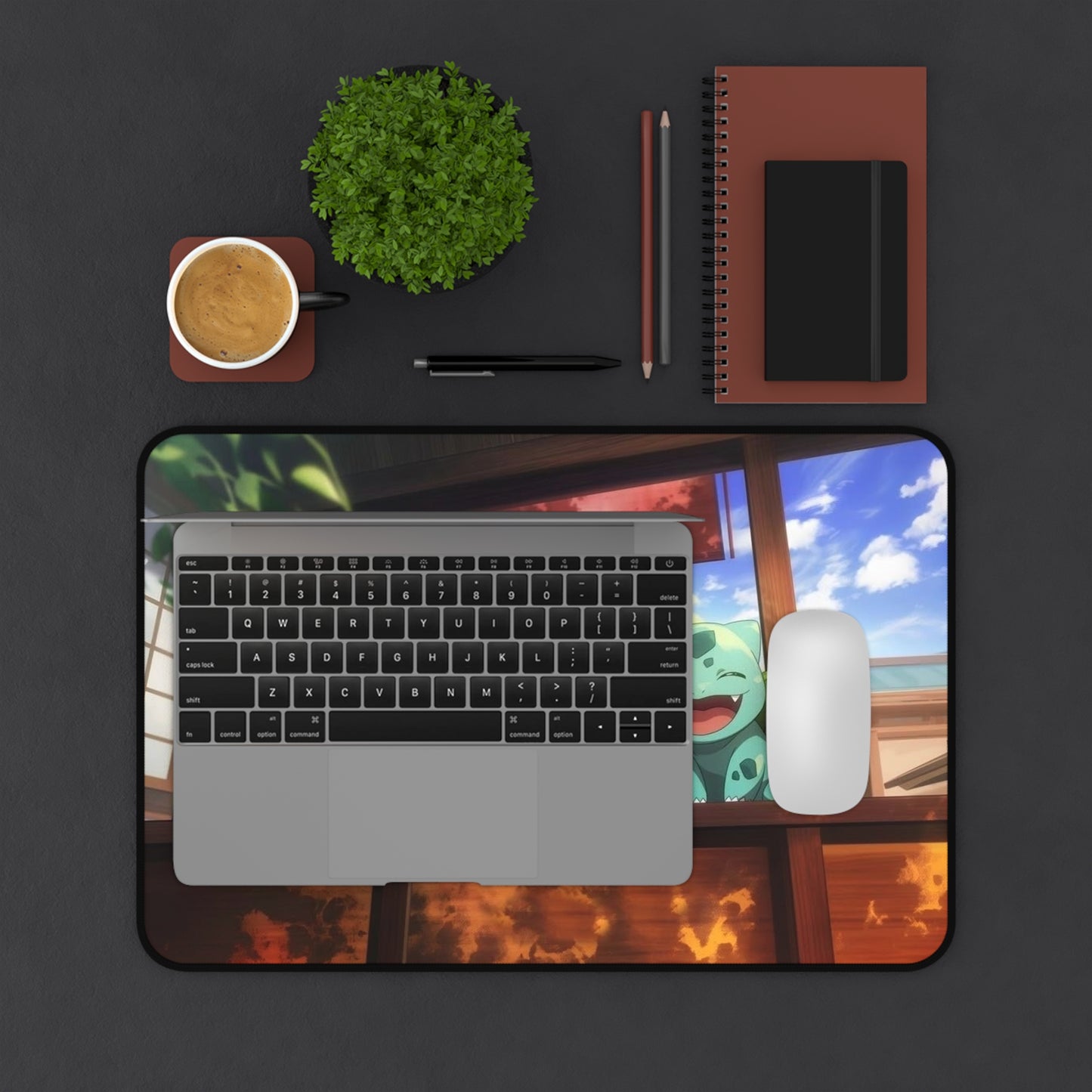 Cute Starter Animals Trio Desk Mat | Desk Mat