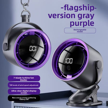 Mini USB Desktop Fan with Clip