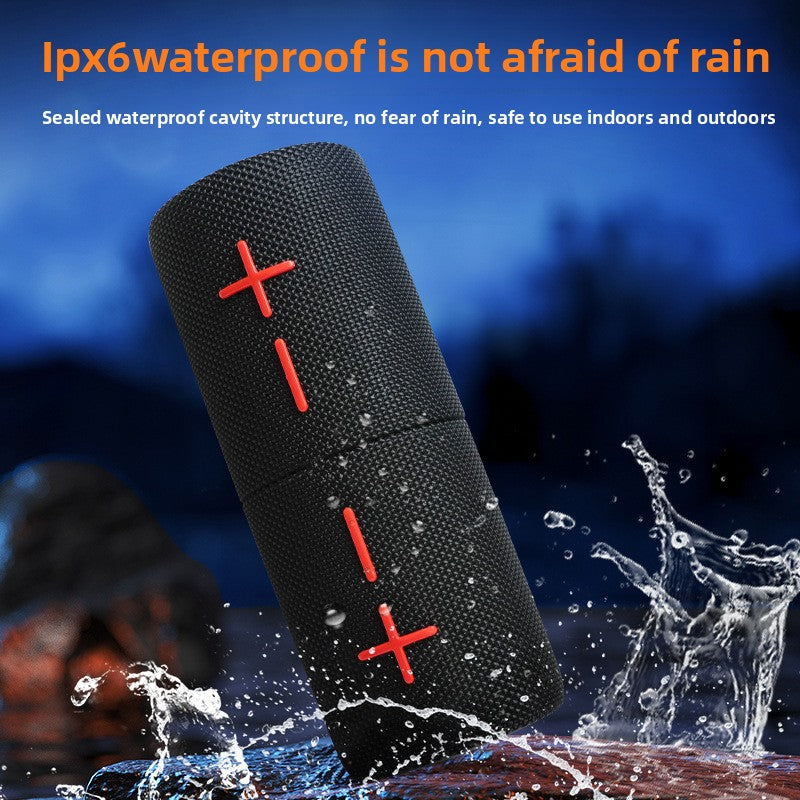 Portable Magnetic Bluetooth Speaker with LED Light