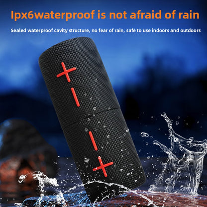 Portable Magnetic Bluetooth Speaker with LED Light